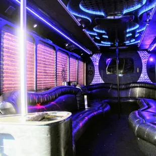 Party bus during the daytime