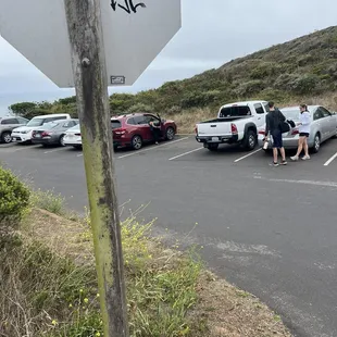 Back to a full parking lot