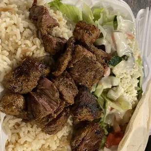 Lamb Kabob Plate