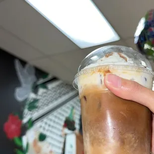 Biscoff latte