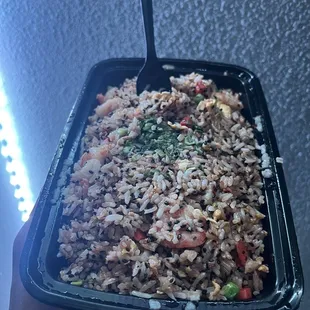 Shrimp Fried Rice Picture taken at home!