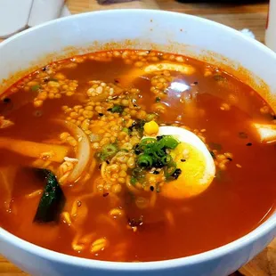 Korean Ramen with seafood