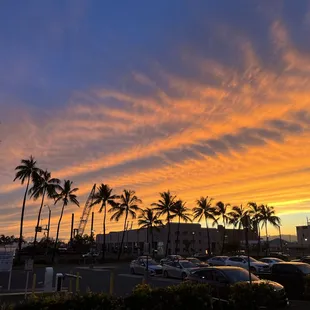 We have the best sunsets from our sunset window