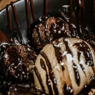 a bowl of dessert