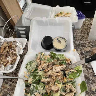 salads, food