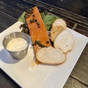 Salmon appetizer