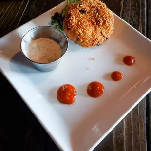 Crab and lobster cake