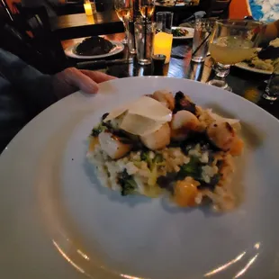 Scallops &amp; risotto