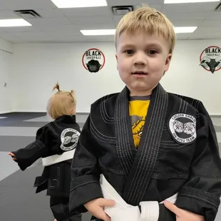 Kids able to walk on their own can start participating