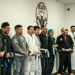 Lining up during class