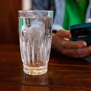 Complimentary Sparkling Water ($0)