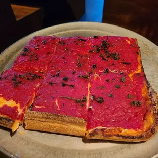 Sicilian Pizza. This is perfection