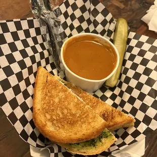 1. Garden Goat with Sourdough bread + Scratch Made Tomato Soup
