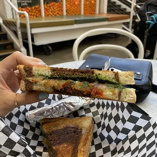 Garden Goat Sandwich