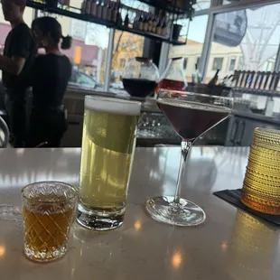 Black apple drink and Schumaker