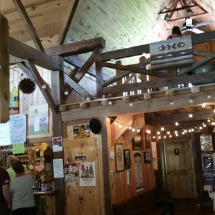 the inside of a restaurant