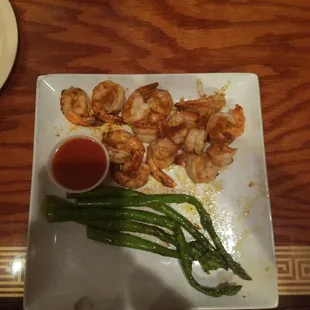 Blackened Cajun shrimp! Yummy!