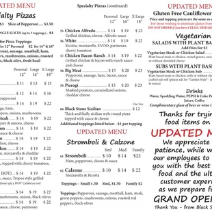 Feb 2023 Menu Update Side 2