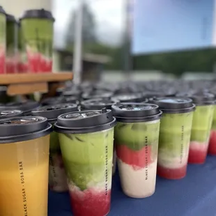 Strawberry Matcha Latte