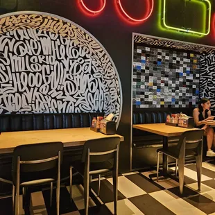 Inside of the restaurant