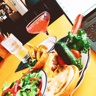 Wagyu Mexican burger...&amp; pick a pear a prickly pepper margarita! No burger should be this good.