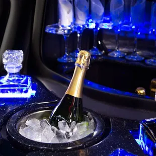 Complimentary champagne. CHEERS!