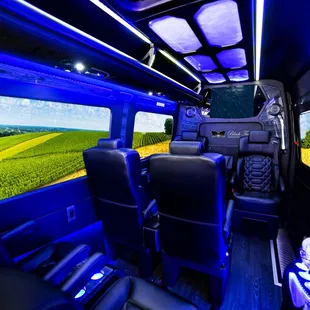 Sprinter. There is a 9 passenger and a 13 passenger.