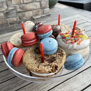 Funfetti Cookie Sandwich, macarons, Chocolate Chip Cookie Dough Sandwich, macaron ice cream sandwich