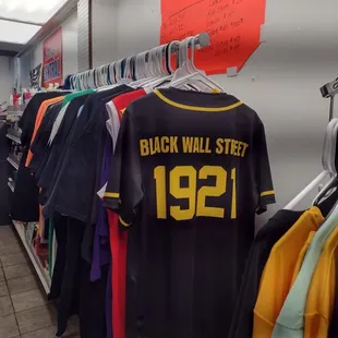 Black Wall Street Jerseys and T-shirts