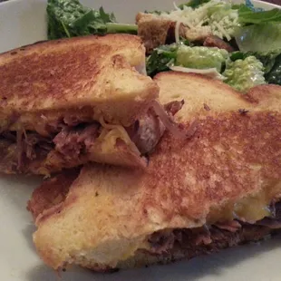 pot roast grilled cheese