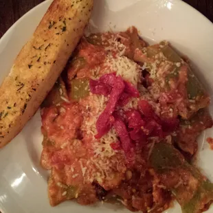 Spinach and artichoke rigatoni