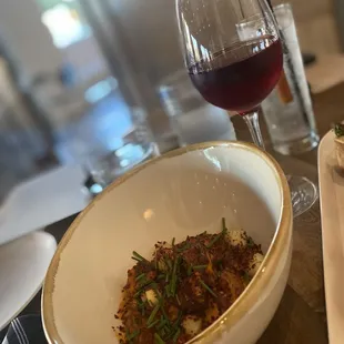 Pork Belly w/Mango Purée and Granny Smith Apples ... Delicious!!