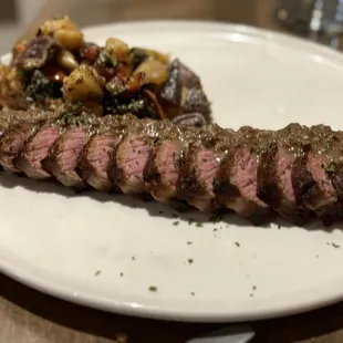 Strip with root veggies 8.5/10