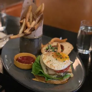 Burger close-up