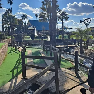 Downhill Bridge Crossing