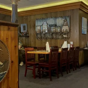a dining area