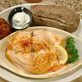 Baked Stuffed Salmon
