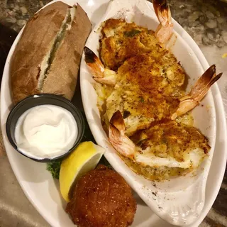 Baked stuffed shrimp