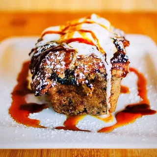 Blackberry's Warm Banana Bread Pudding