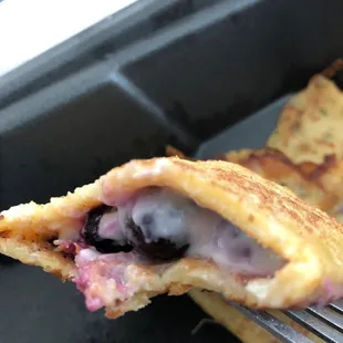 Blueberry crepe