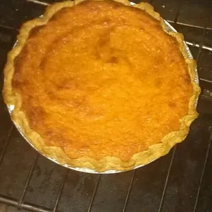 Sweet Potato Pie by Renee during our baking class.