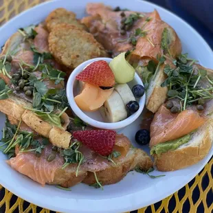 Salmon Avocado toast