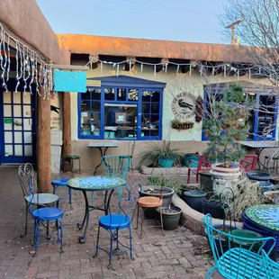 Patio and entry