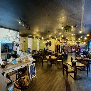 Cafe area of Blackbird Coffeehouse section