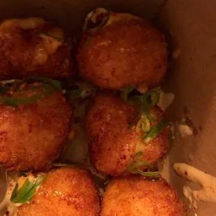 Atomic Mac and cheese balls