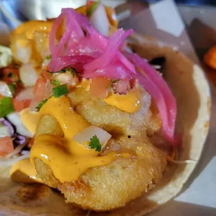 Modelo Shrimp Tacos