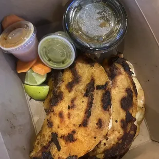 Burria Taco&apos;s to go for lunch tomorrow!