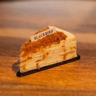 1 Piece Pork Floss Mille Crepe Cake