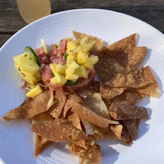 Island Style Ahi Nachos