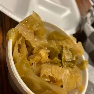 Smoked cabbage